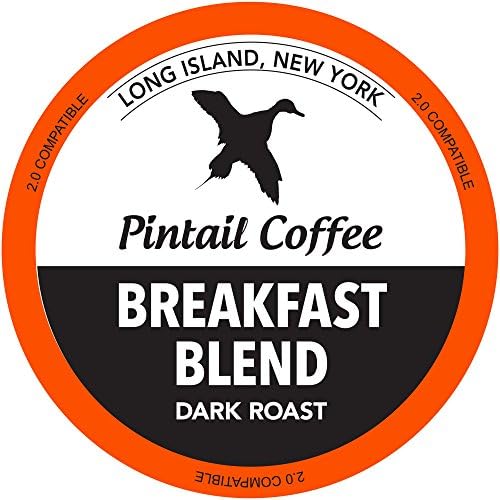 Pintail Coffee Breakfast Blend Dark Roast Flavor Single-Serve K-Cup Pods 24 Count Strong 100% Arabica Blend Compatible With All Single Serving Machines and Keurig 2.0