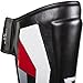 Venum Elite Standup Shinguards, Black/Red/Grey, Large