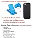 EN-LIFE iPhone 7 Illuminated Cell Phone Case with Independent Rechargeable Battery iPhone 7 Led Illuminated case Great for a bright Selfie and Facetime - Black with a Free Lazy Cellphone Holder