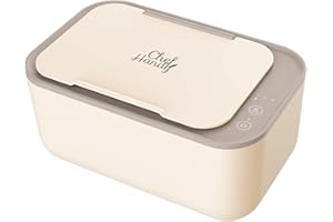 CHEFHANDY Baby Wipe Warmer, Wipe Warmer and Baby Wet Wipes Dispenser, Smart Precise Temperature Control Large Capacity Evenly Overall Heating Silence, Wipes Warmer for Babies Portable Wipe Warmer, Yellow