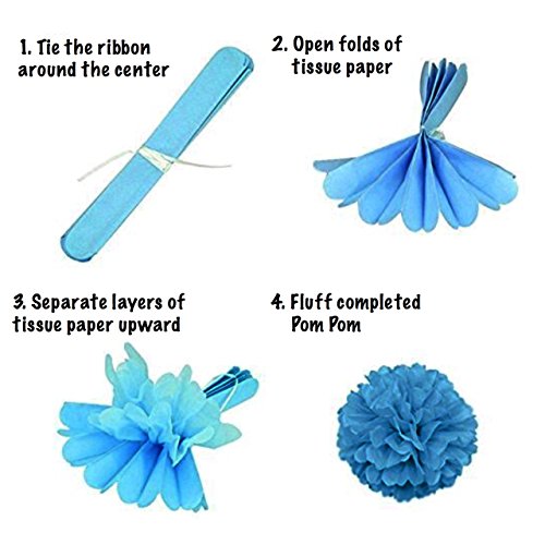 Babble Coo It S A Boy Baby Shower Decorations Blue Color