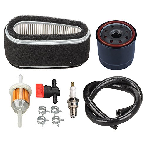 Hipa M97211 M74285 Air Filter + Fuel Line Filtter Spark Plug for John Deere LX172 LX176 GT242 170 175 240 245 Lawn Mower Tractor