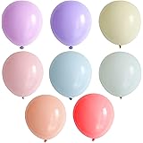 FYY Party Balloon, 100 PCS 10in Latex Balloons, Assorted Color Decoration Balloons Kit for Birthday, Wedding, Christmas Party