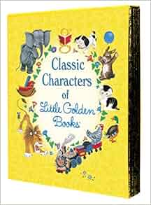 Classic Characters of Little Golden Books The Poky Little Puppy Tootle The Saggy Baggy Elephant Tawny Scrawny Lion and Scuffy the Tugboat