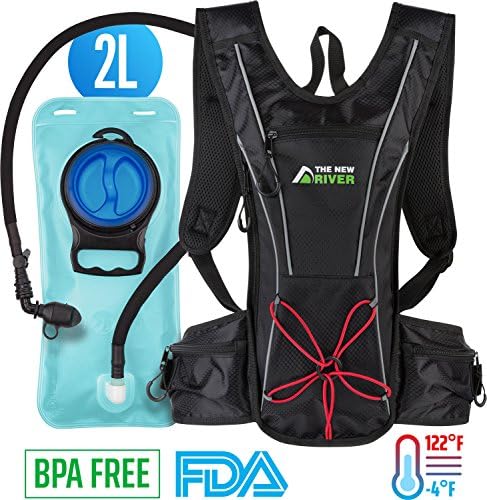 Hydration Backpack for Women Men Kids - 2l Running Hydration Pack - Best Camel Tactical Backpack - Clear Insulated Hydration Pack - Small Water Bladder Backpack - Sports Hiking Outdoor Hydration Pack