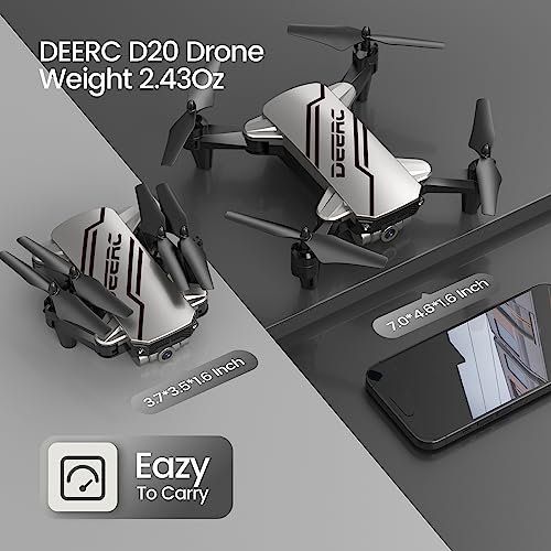 DEERC D20 Mini Drone for Kids with 720P HD FPV Camera Remote Control