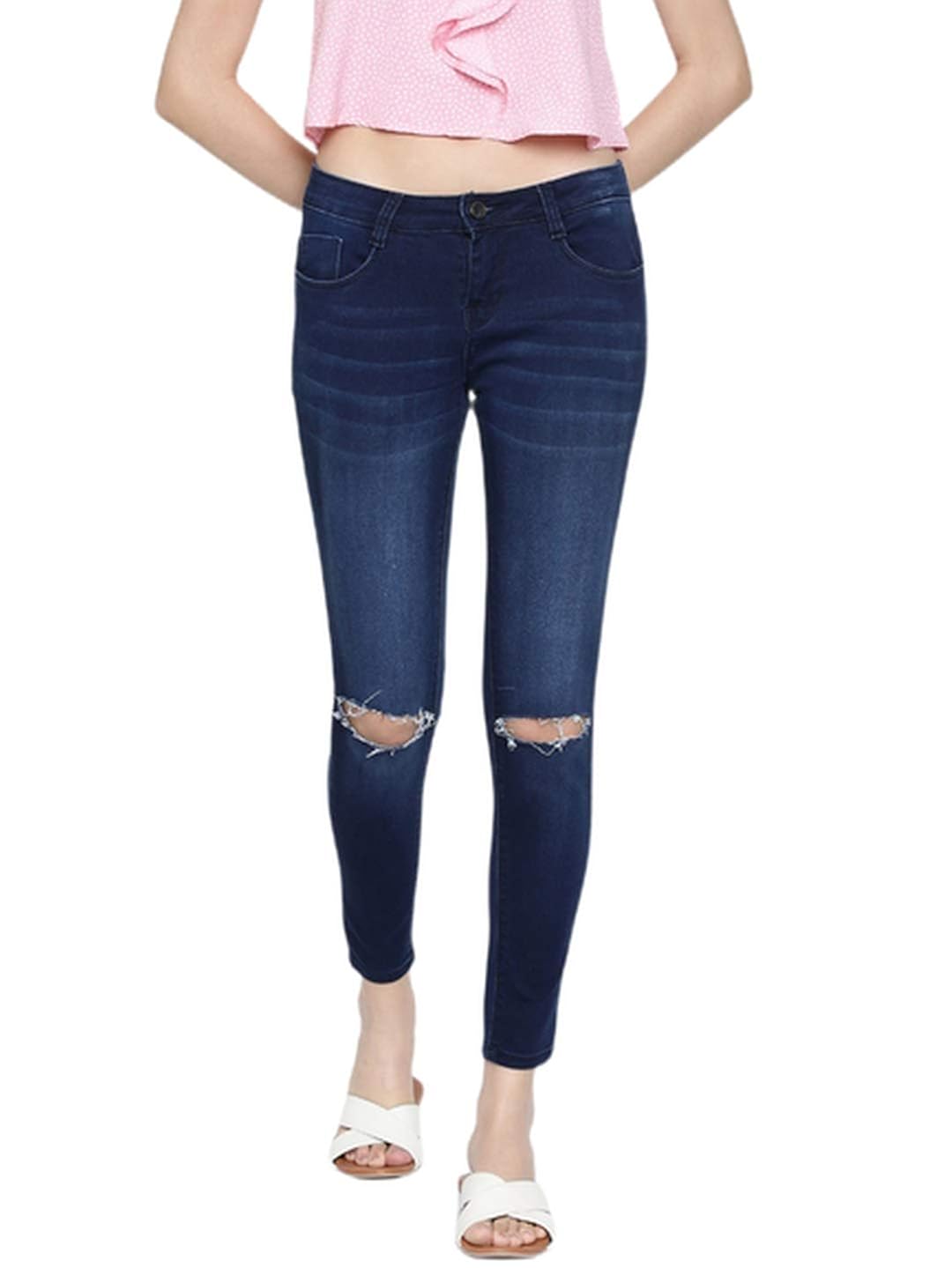 Buy ZHEIA Women's Carrot Skinny Jeans at Amazon.in