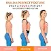 EPROSMIN Back Brace Posture Corrector |Fully Adjustable Support Brace for Men and Women|Improves Posture and Provides Lumbar Back Brace| Lower and Upper Back Pain Relief (M(24