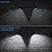 Solar Spotlight, OPERNEE Upgraded Motion Sensor Solar lights 12 LED 600LM Solar Powered Dual head Outdoor Security Lights for Patio Porch Deck Yard Garden Garage Driveway Outsides Wall