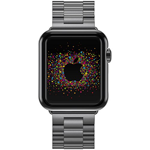 HOCO PC Protective Case for Apple Watch iWatch Series 2 / Series 3 Plating Cover Shell Bumper Case Black-42mm
