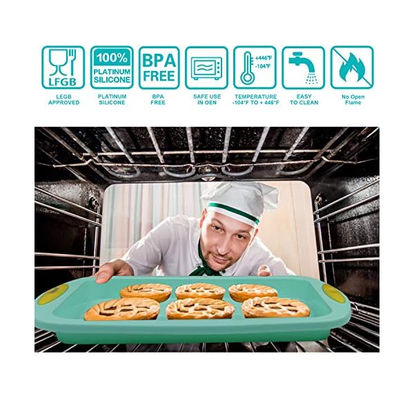 15in1-Silicone-Nonstick-Baking-Pan-Bakeware-Mold-Tools-Set-BPA-Free-Food-Grade-for-Muffin-Donuts-Pizza-Tiramisu-Cake-Tin-Tray-Pan-Sheet-Set 10in1 Nonstick Silicone Baking Cake Pan Tin Tray Sheet Mould Set for Oven, BPA Free Heat Resistant Bakeware Supplies…