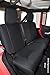 PERNICE Jeep Seat Covers Made of Waterproof Neoprene, Custom Car Seat Cover for 2013, 2014, 2015, 2016, 2017 Jeep Wrangler, Airbag Compatible by (4DOOR, Black)