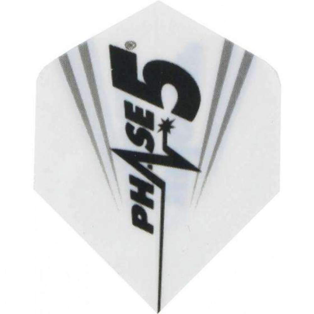 Unicorn Maestro Dart Flights | Phase 5 White Design | Standard Plus Shape | Ultra Durable 100 Micron Polyester PET