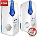 Ultrasonic Pest Repeller | Best Pest Control Ultrasonic Repellent - Set of 4 Electronic Pest Control - Plug in Home Indoor Repellent - Get Rid of Mosquitos, Insects, Rats, Gnats, Bugs, Spiders, Ants