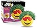 Chia Emoji Heart Eyes Handmade Decorative Planter, Yellow