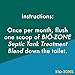 Septic Tank Treatment – Septic Tank Cleaner that is 100% Natural – Maintain Environmentally Friendly Septic Systems by using No Chemicals (5 yr. Supply)