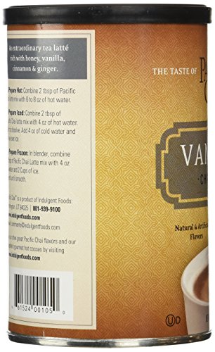 Pacific Chai Vanilla Chai Latte Mix, 10-Ounce Canisters (Pack of 6) - Thumbnail 5