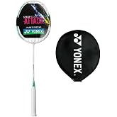 Yonex Astrox 01 Feel Pre Strung Badminton Racket (White/Mint)
