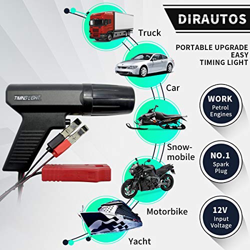 Engine Timing Light with Spark Plug Tester,Inductive Timing Light Gun