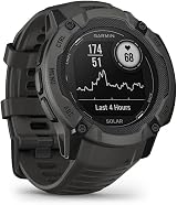 Garmin Instinct 2X Solar 50mm GPS Smartwatch Sports Health Monitoring Graphite view 2