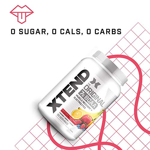 XTEND Original BCAA Powder Knockout Fruit Punch Sugar Free Post