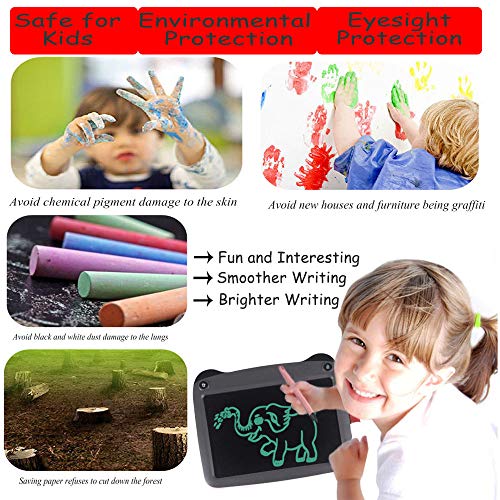 image for mom&myaboys LCD Writing Tablet for Kids Toys for 3-12 Years Old Girls,