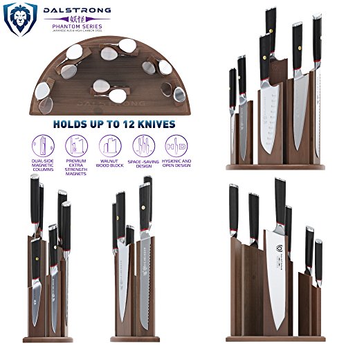 DALSTRONG Knife Block Set 6Piece Knife Stand Phantom