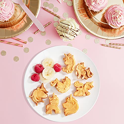 Unicorn Mini Waffle Maker Creates 7 Different Unicorn Animal Shaped