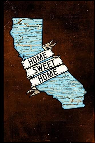 Home Sweet Home 6 X 9 128 Pages California State Rustic