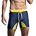 Tirain Men's Compression Boxer Brief Swimsuit Tie Rope Trunks