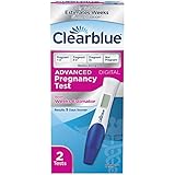 Clearblue Advanced Pregnancy Test with Weeks Estimator, 2 Count