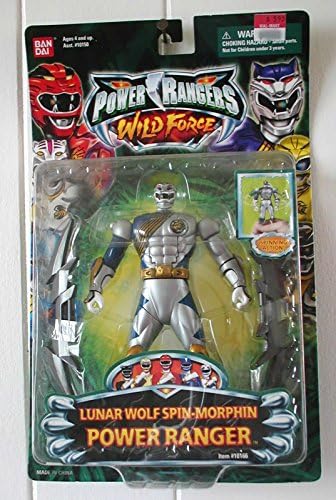 BANDAI Saban's Power Rangers Wild Force - Lunar Wolf Spin-Morphin Power Ranger