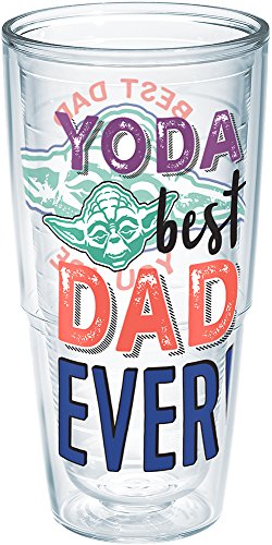 Tervis 1261567 Star Wars-Yoda Best Dad Insulated Tumbler, 24