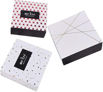 YUECUTE 30 piezas de purpurina dorada brillante caja de juego ...