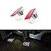 BAILONGJU 2pcs LED Car door courtesy laser projector Logo Ghost Shadow Light compatible with Mercedes Benz E A B C ML Class w212 w166 w176