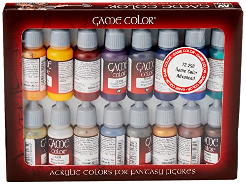 Vallejo Acrylicos Game Color Advanced Set, Model