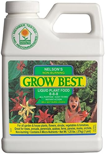 Amazon Com Grow Best 8 8 8 Liquid Plant Food Garden Outdoor