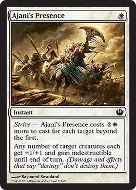 Magic: the Gathering - Ajani's Presence (2/165) - Journey into Nyx