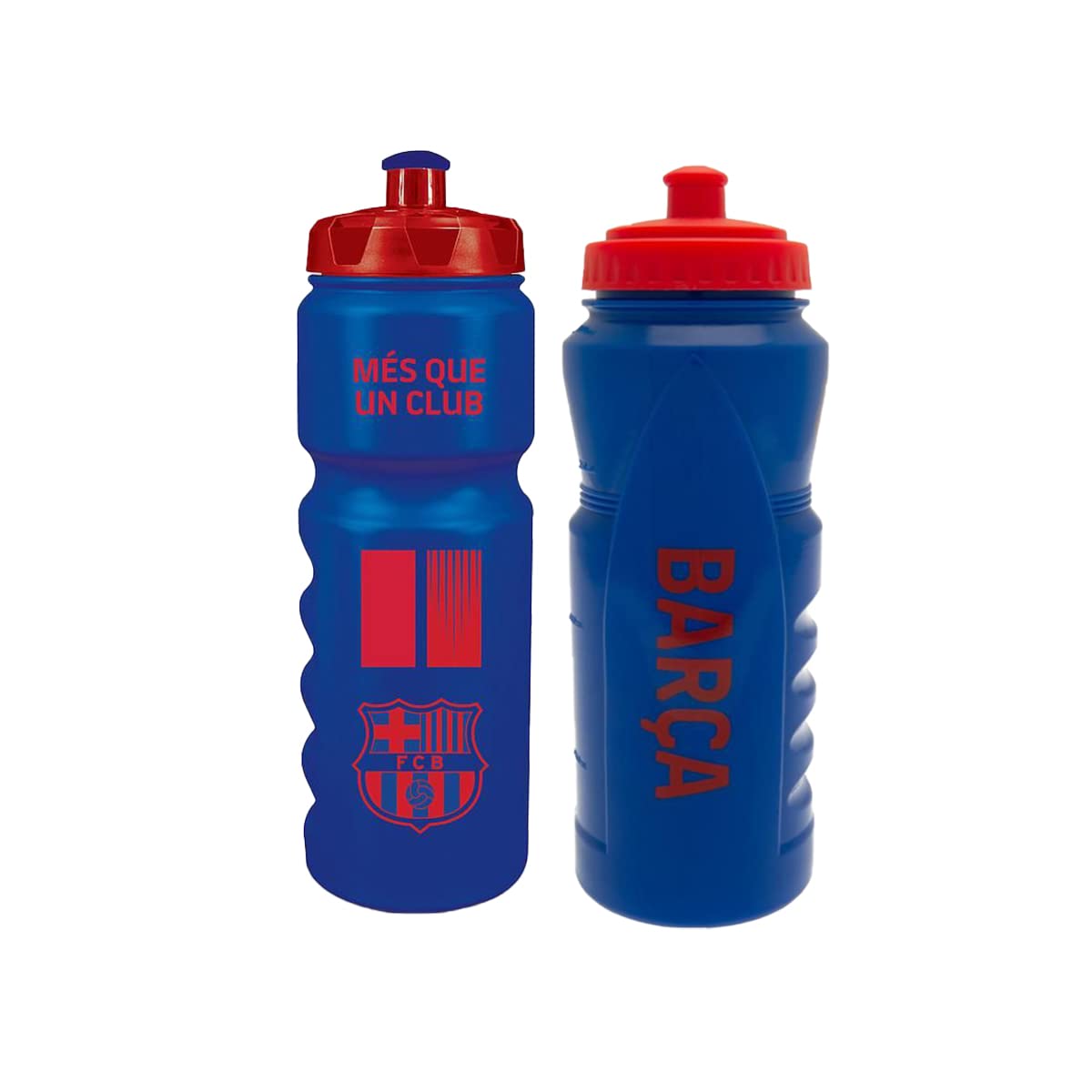 Hy-Pro Officially Licensed FC Barcelona Plastic Bottle – 750ml, Water Bottle, 0.75L, Reuseable, Retractable Nozzle, Lightweight, Sports Bottle, BPA Free, Great Barca Gift Idea — image 1