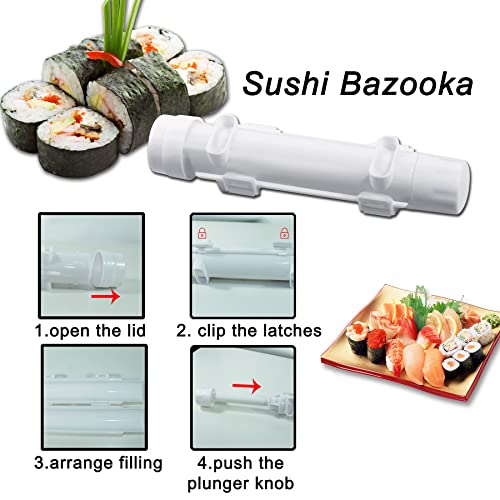 Sushi Making Kit for Beginners, All in One Sushi Maker Set with Sushi