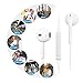 Headphones,4Pack in Ear Earphones Microphone and Remote Control Earbuds Compatible Phone Galaxy and More Android Smartphones 3.5 mm Headphone(White)