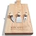 Cheese Board & 3-Piece Knife Set (Extra Long 17