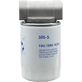 596-5 fuel filter with 3/4&rdquo; NPT Top Cap, 596-5 Assembly