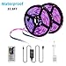 scurry 32.8FT LED Strip Lights, Composed of 300 Waterproof Color Changing Light and Self-Adhesive Tape with 44 Keys IR Remote Controller and DC 12V 5A Power Adapter, for Home, Kitchen, Bar, Party