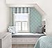 NuWallpaper NU1826 Slate Quatrefoil Peel & Stick Wallpaper, Blue