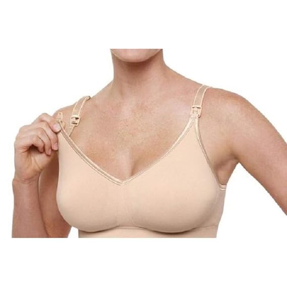 Women's Maternity/Nursing Feeding Non Padded Bra - Beige