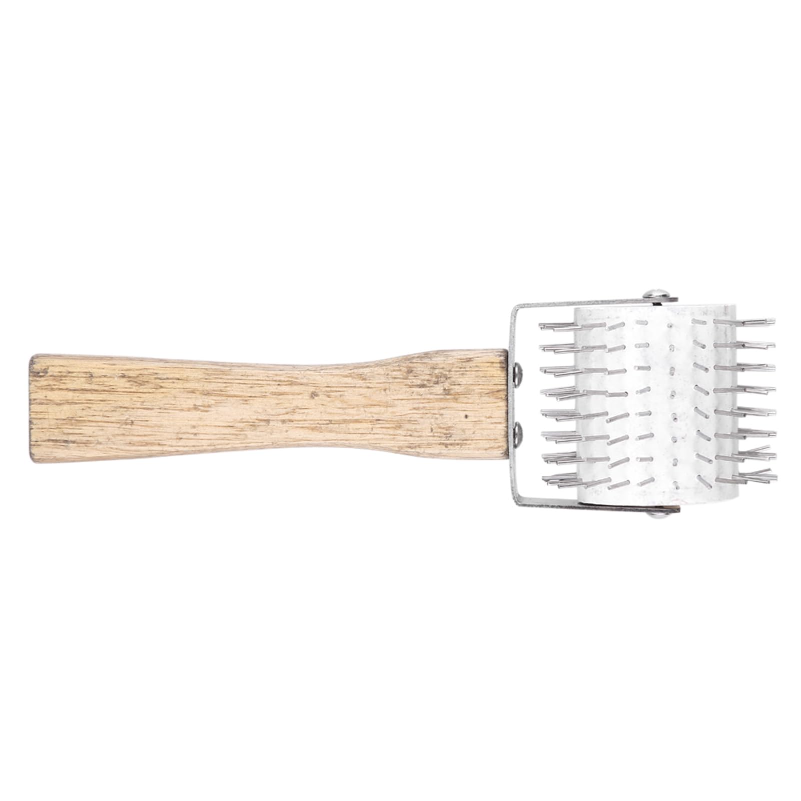 Zerodis Honey Uncapping Roller Beekeeping Tool Bee Comb Extracting Needle Roller with Wooden Handle for Hive Equipment Hand Tool
