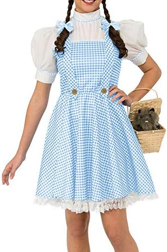Abninigee Womens Halloween Wizard of Oz Dorothy Adult Costumes Dress