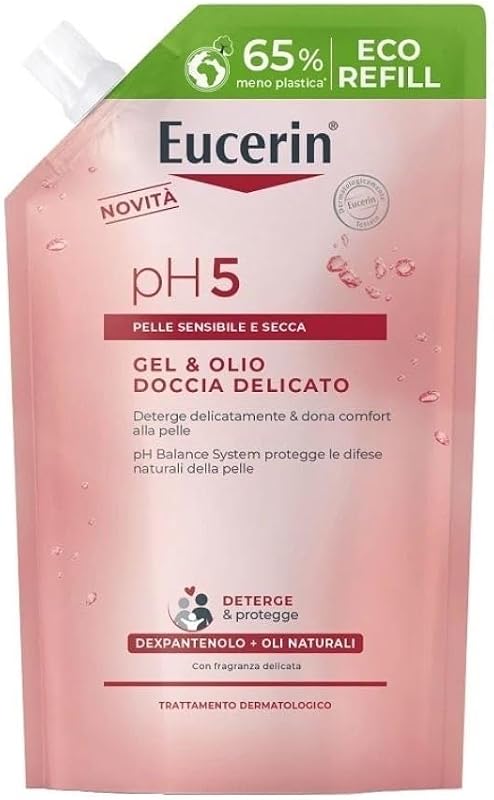 PH5 - Gel de banho e recarga de óleo, 400 ml, óleo de duche