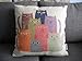 Decorbox Cotton Linen Square Throw Pillow Case Decorative Fashion Cushion Cover Pillowcase Color Cats 18 